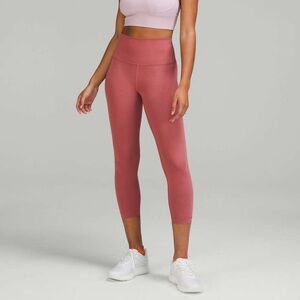 NWT | LULULEMON | Wunder train HR Crop 23” Leggings - Briar Rose